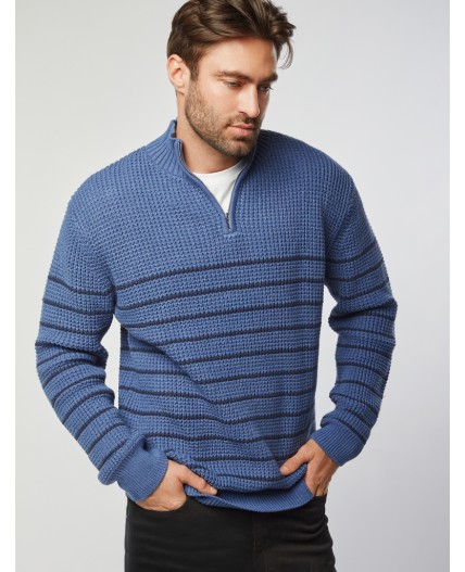 Джемпер мужской светло-синий