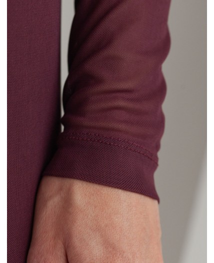 Платье женское бургунди