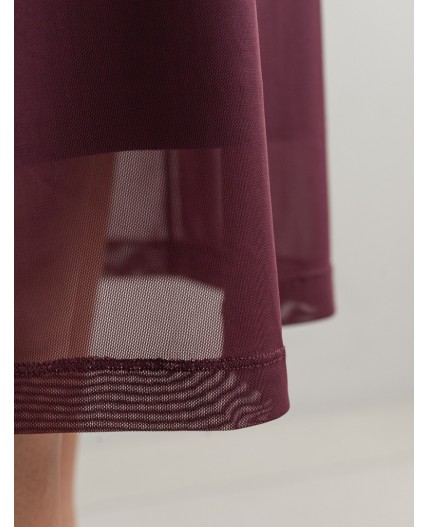 Платье женское бургунди