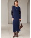 Платье женское темно-синий