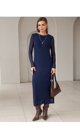 Платье женское темно-синий