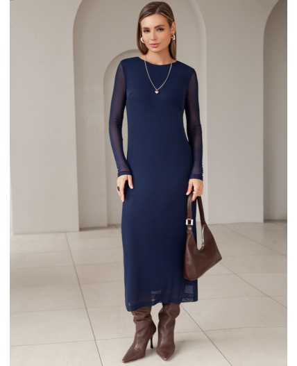 Платье женское темно-синий