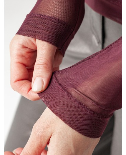 Блузка женская бургунди