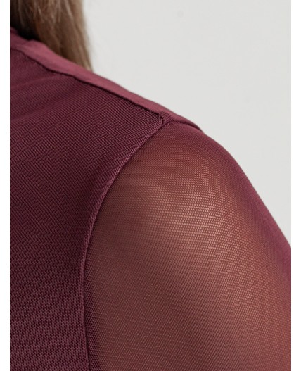 Блузка женская бургунди