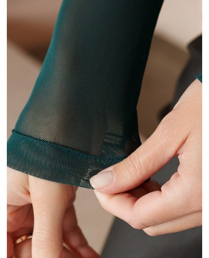 Блузка женская изумруд