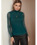 Блузка женская изумруд