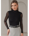 Блузка женская черный