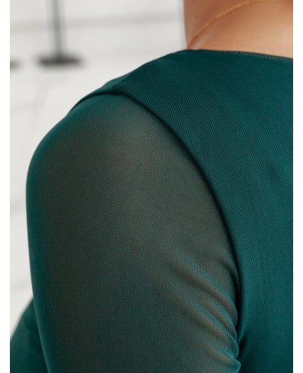 Блузка женская изумруд