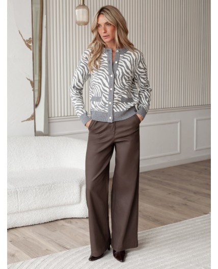 Кардиган женский серый