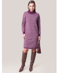 Платье вязаное женское пурпурный