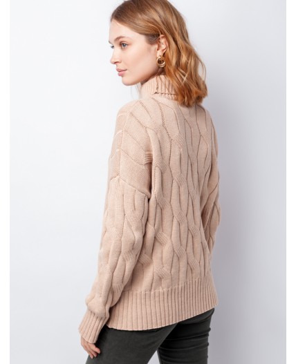 Свитер женский св.бежевый меланж