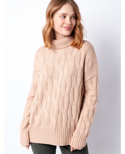 Свитер женский св.бежевый меланж