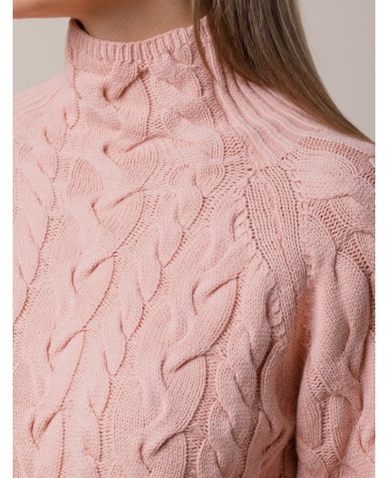 Свитер женский пудровый