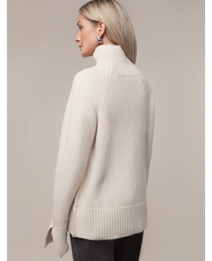 Свитер женский овсяный меланж