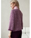 Свитер женский пурпурный