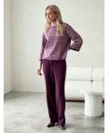 Свитер женский пурпурный