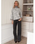 Свитер женский серый