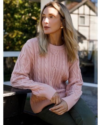 Джемпер женский пудровый