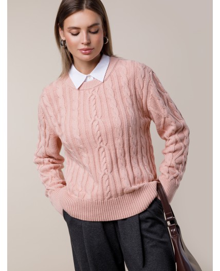 Джемпер женский пудровый