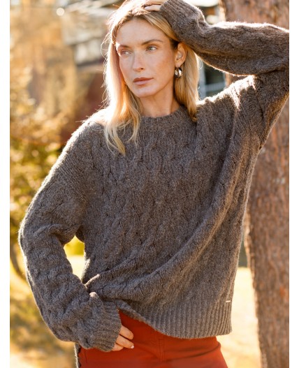 Джемпер женский кофе меланж