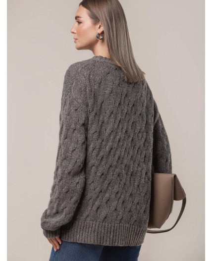 Джемпер женский кофе меланж