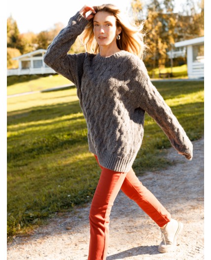 Джемпер женский кофе меланж