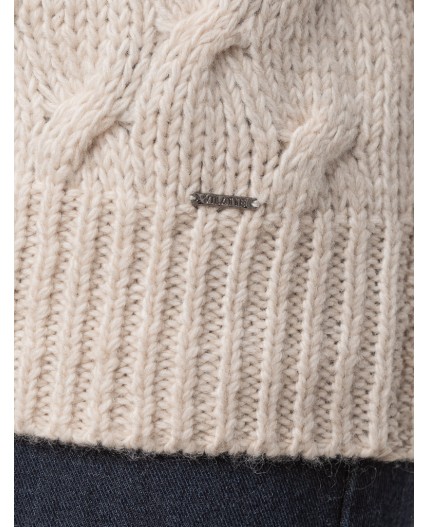 Джемпер женский овсяный меланж