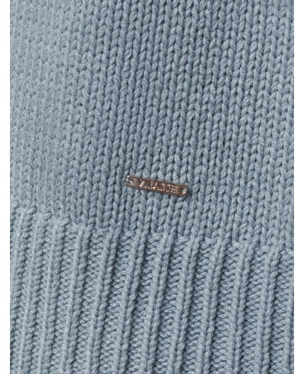 Джемпер женский серо-голубой