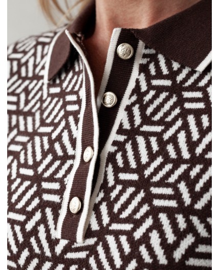 Джемпер женский кофейный