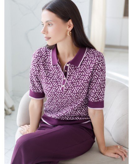 Джемпер женский пурпурный