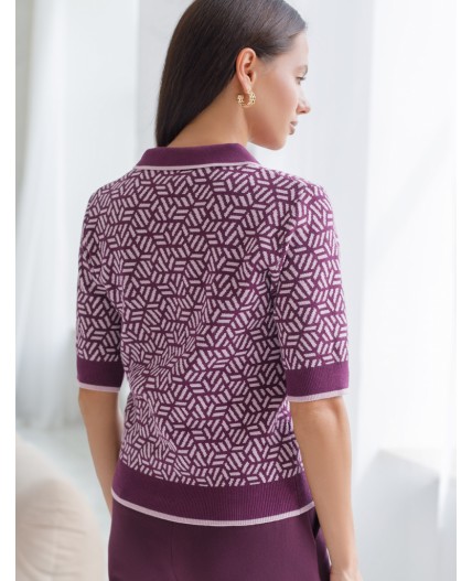 Джемпер женский пурпурный