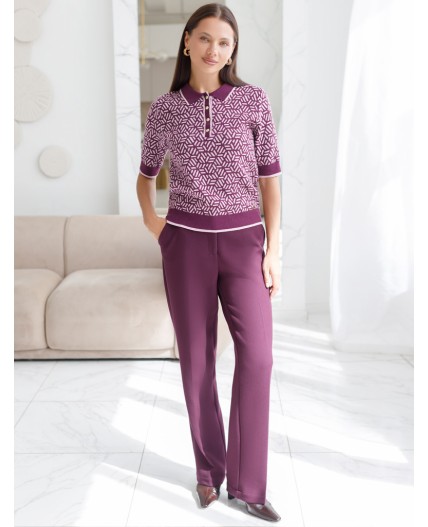 Джемпер женский пурпурный