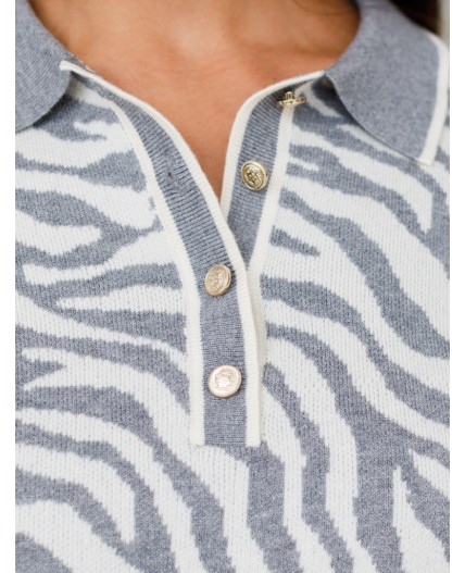 Джемпер женский серый