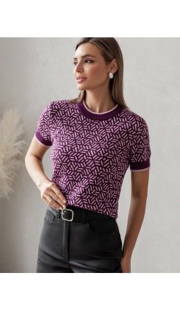 Джемпер женский пурпурный