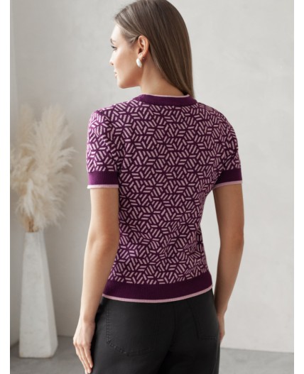 Джемпер женский пурпурный