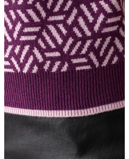 Джемпер женский пурпурный