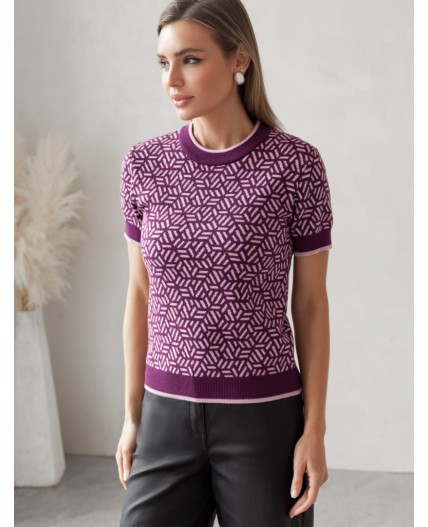 Джемпер женский пурпурный