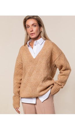 Джемпер женский бежевый