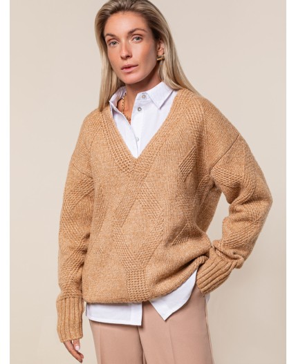 Джемпер женский бежевый