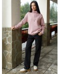 Джемпер женский пыльно-розовый