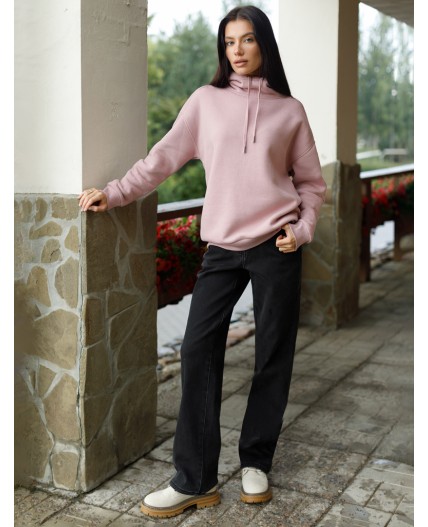 Джемпер женский пыльно-розовый