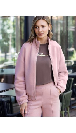 Джемпер женский пыльно-розовый