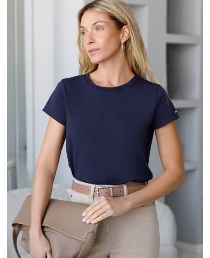 Футболка женская т.синий