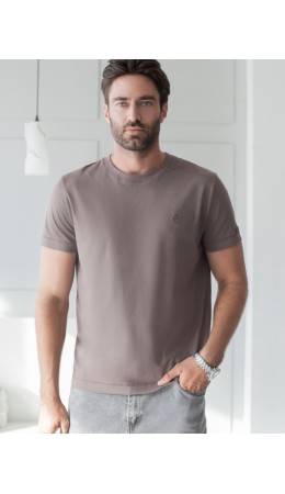 Футболка мужская кофе