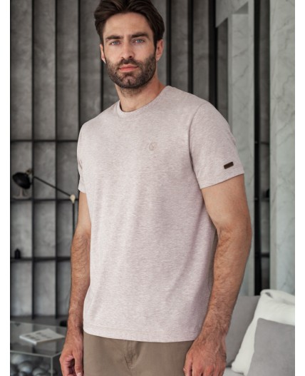 Футболка мужская кофейный меланж