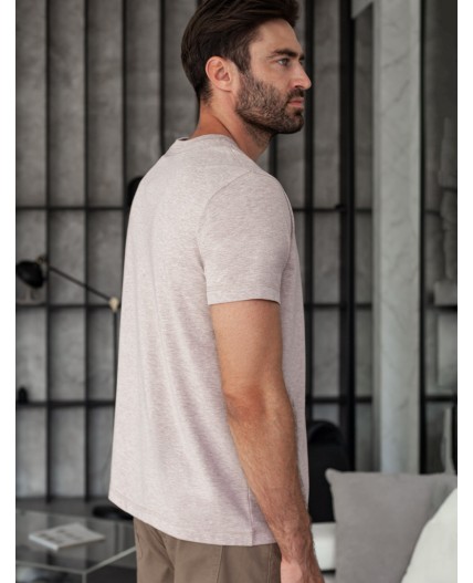 Футболка мужская кофейный меланж