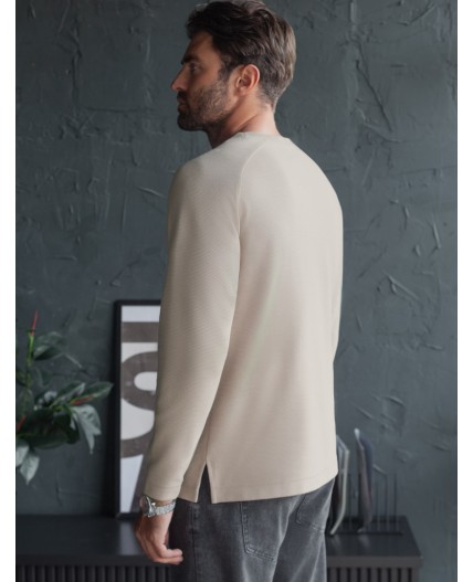 Джемпер мужской св.кофейный меланж