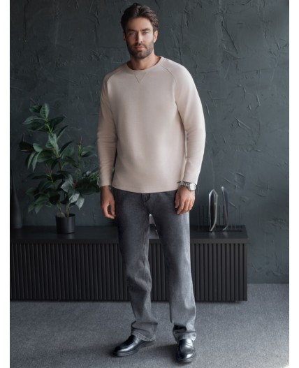 Джемпер мужской св.кофейный меланж