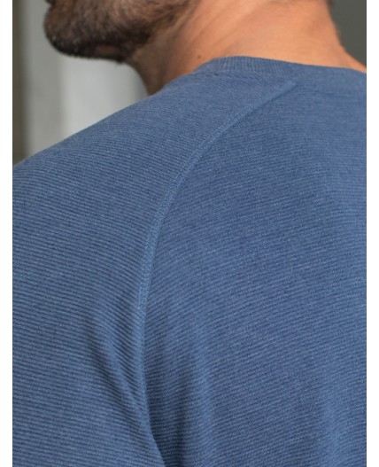 Джемпер мужской синий меланж