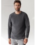 Джемпер мужской т.серый меланж